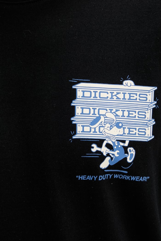 Dickies t-shirt ανδρικό βαμβακερό DK0A88JHBLK1 μαύρο
