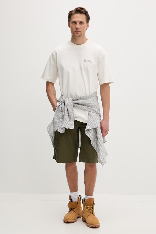 Dickies T-shirt ανδρικό βαμβακερό DK0A88GEC481 μπεζ SS26