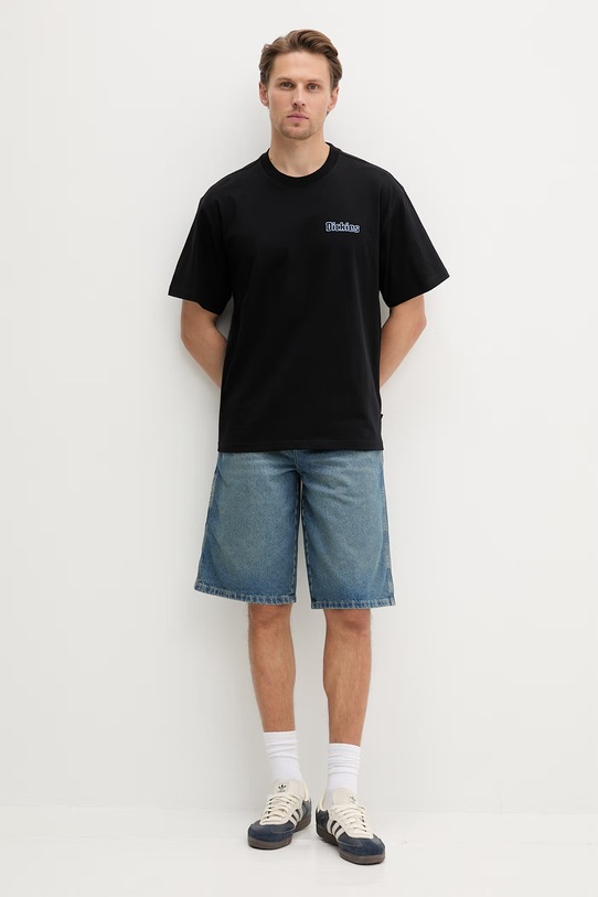 Dickies тениска мъжка от памук DK0A88GEBLK1 черен SS26