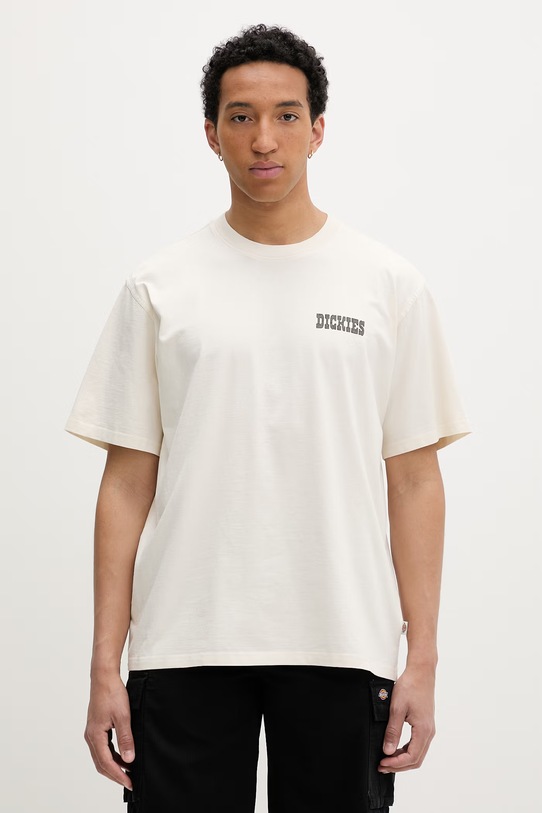 Oblečenie Dickies tričko pánske bavlnené DK0A883BC481 béžová