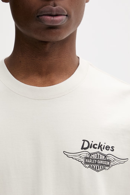 Dickies t-shirt ανδρικό βαμβακερό DK0A88DJL631 μπεζ