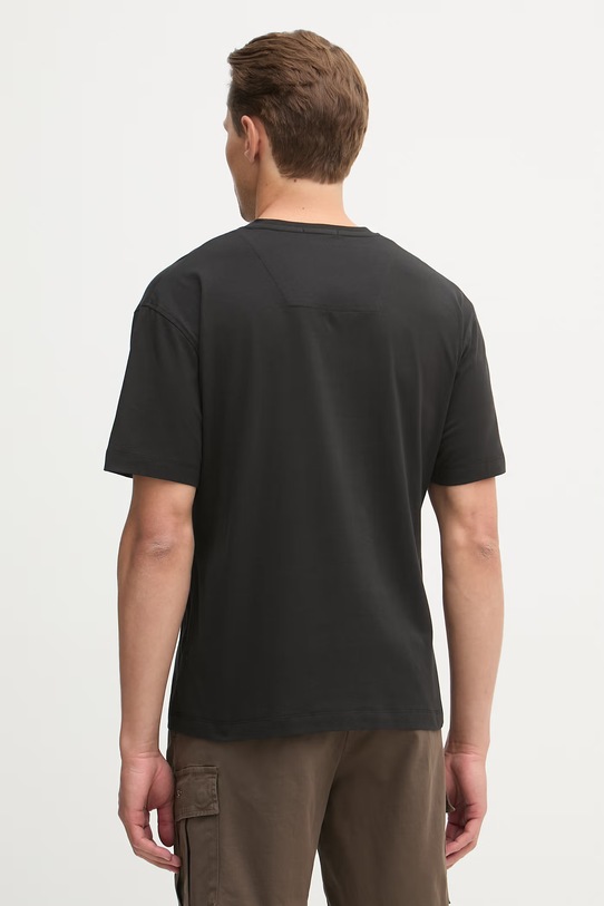 Odzież Aeronautica Militare t-shirt bawełniany TS2522UJ00641 czarny