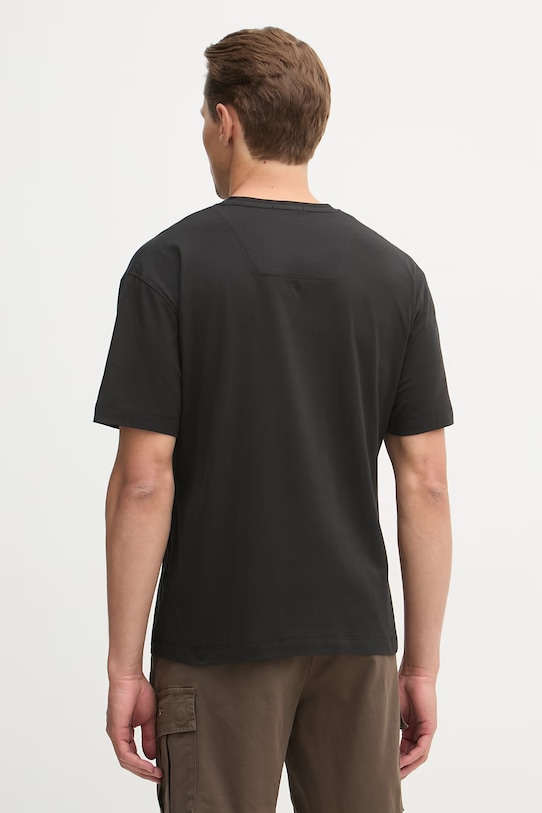 Odzież Aeronautica Militare t-shirt bawełniany TS2522UJ00641 czarny