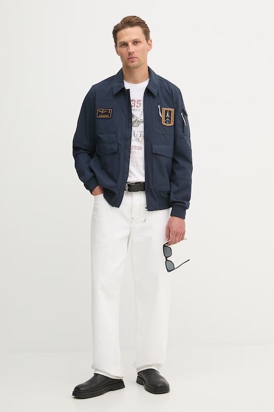 Aeronautica Militare t-shirt bawełniany TS2536UJ00641 biały SS26