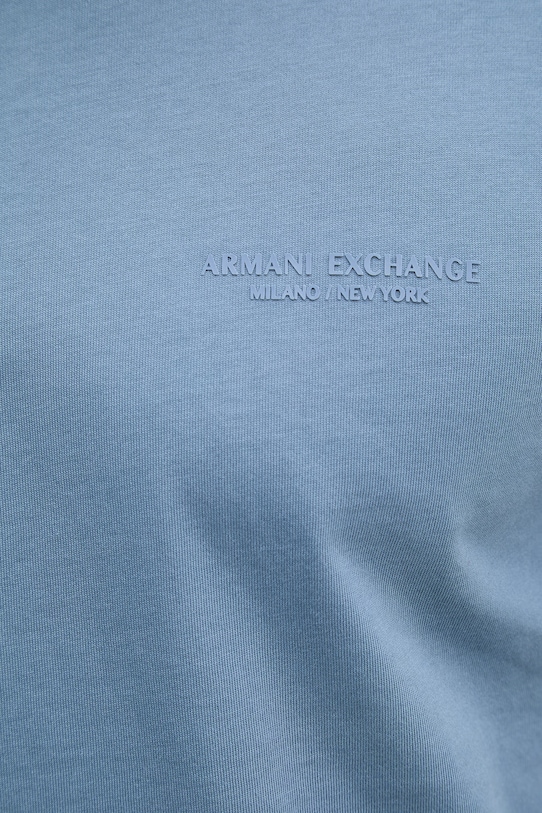 Armani Exchange t-shirt męski bawełniany XM001281.AF10361 niebieski