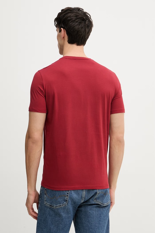 Odzież Armani Exchange t-shirt męski bawełniany XM002683.AF10356 czerwony