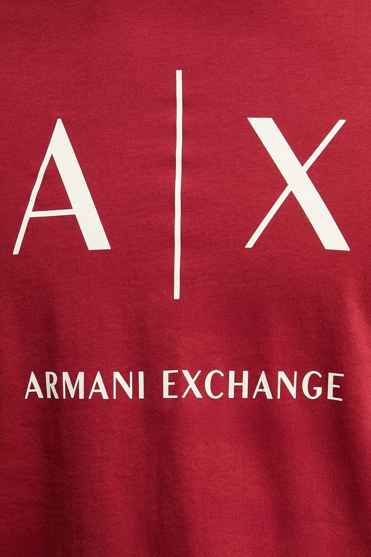 Armani Exchange t-shirt męski bawełniany XM002683.AF10356 czerwony