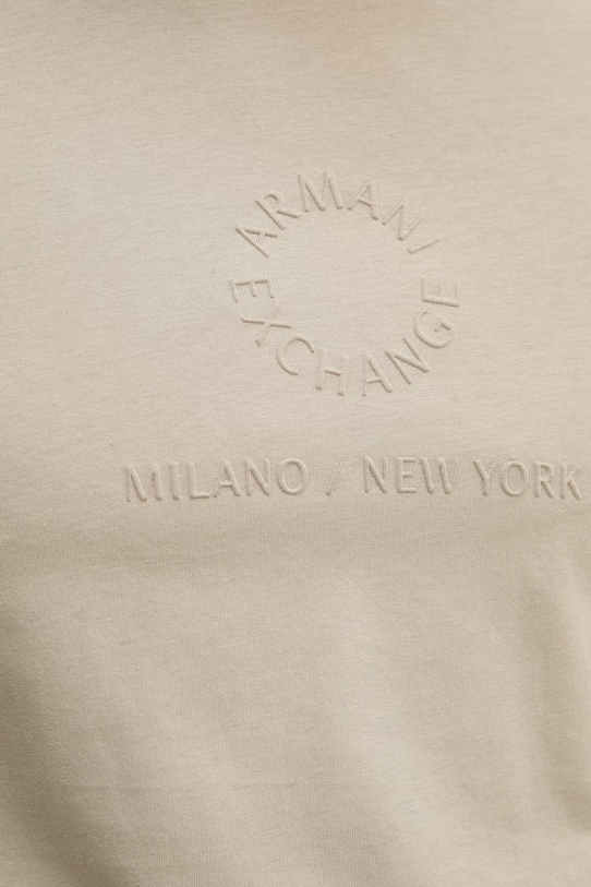 Pánske bavlnené tričko Armani Exchange XM002450.AF10356 béžová