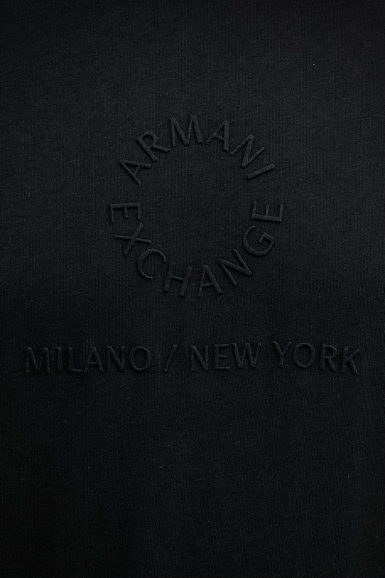 Armani Exchange t-shirt męski bawełniany XM002450.AF10356 czarny