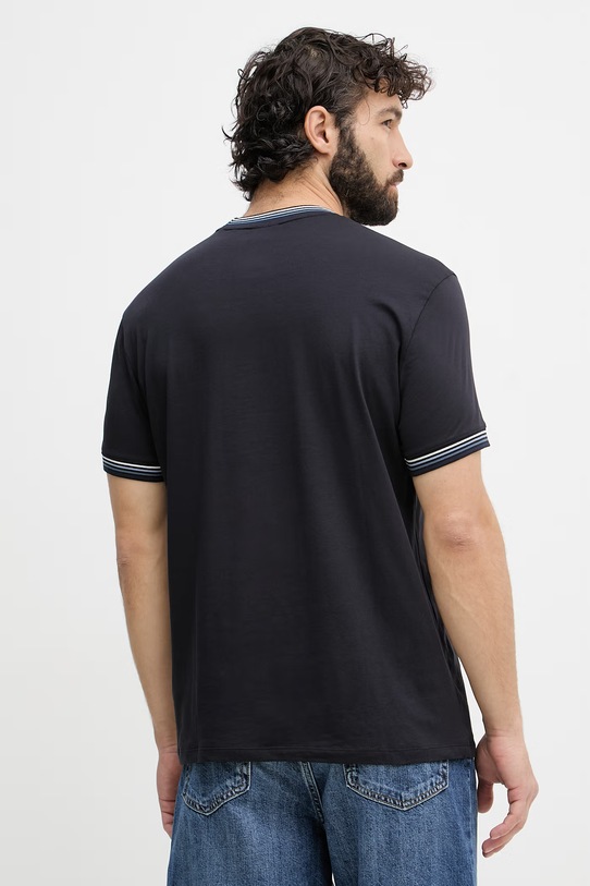 Odzież Armani Exchange T-shirt męski bawełniany XM002451.AF10356 granatowy