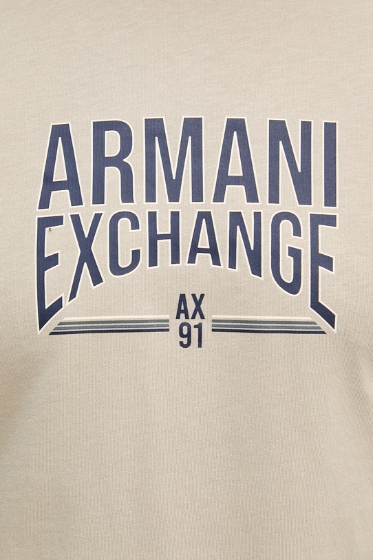 Armani Exchange t-shirt da uomo in cotone XM002452.AF10334 beige