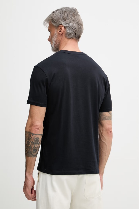 Odzież Armani Exchange t-shirt męski bawełniany XM002454.AF10358 granatowy
