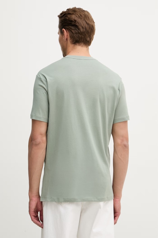 Odzież Armani Exchange t-shirt męski bawełniany XM002454.AF10358 zielony
