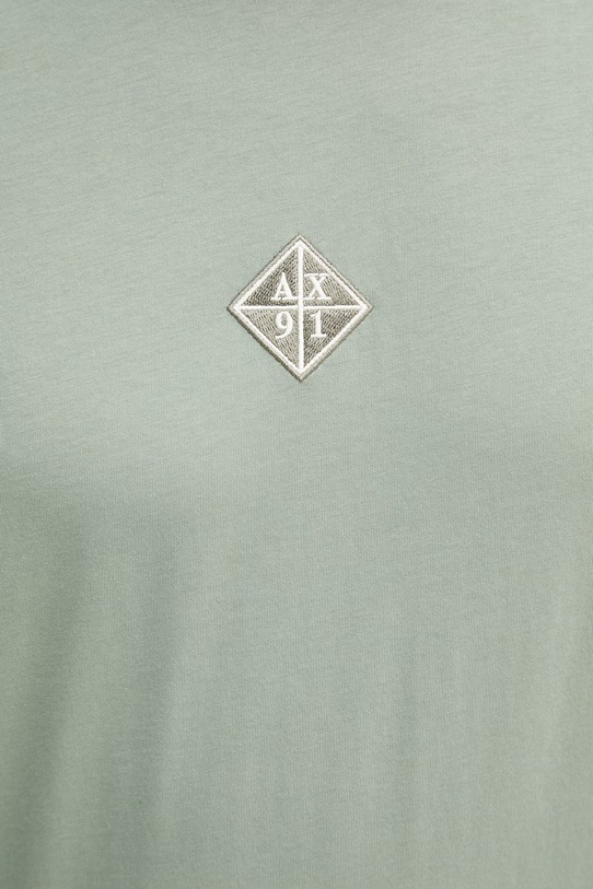 Armani Exchange t-shirt męski bawełniany XM002454.AF10358 zielony