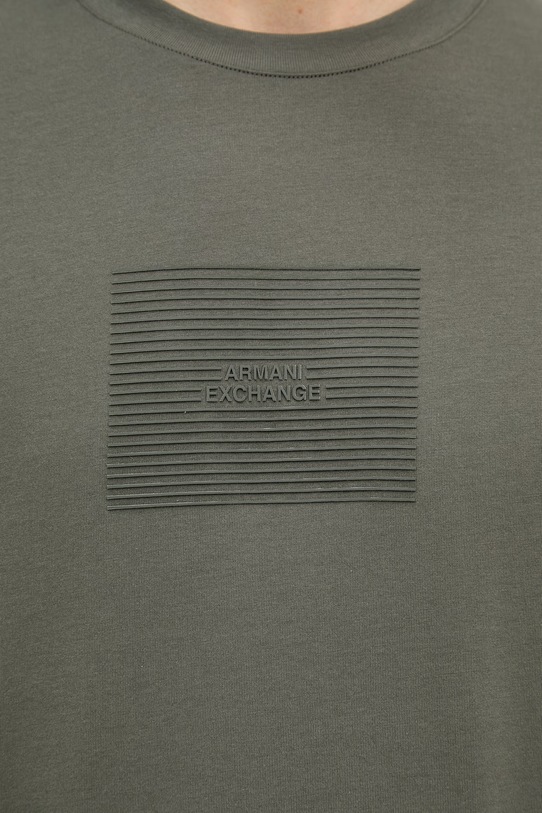 Armani Exchange t-shirt męski bawełniany XM002456.AF10356 zielony