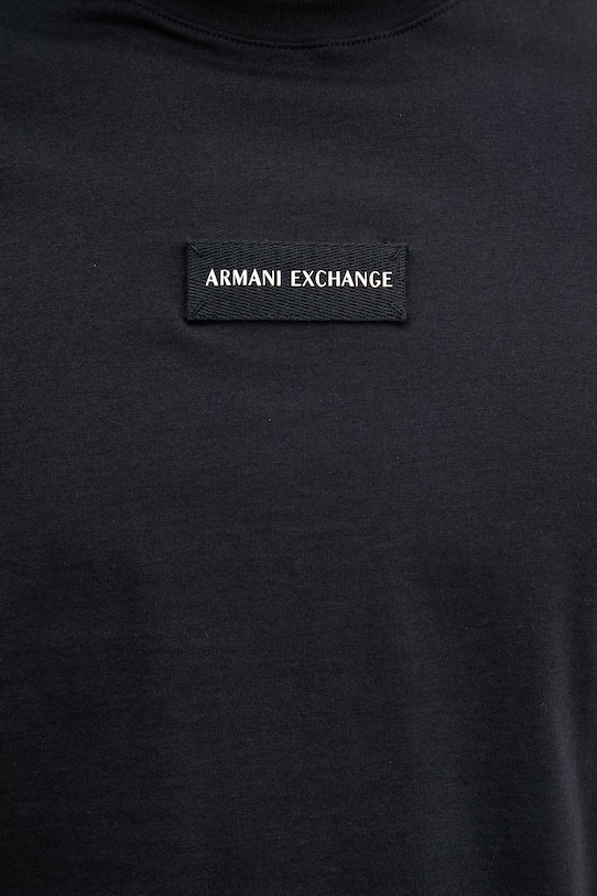 Armani Exchange t-shirt męski bawełniany XM002471.AF10356 granatowy