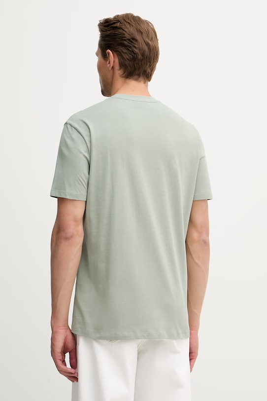 Odzież Armani Exchange t-shirt męski bawełniany XM002482.AF10356 zielony