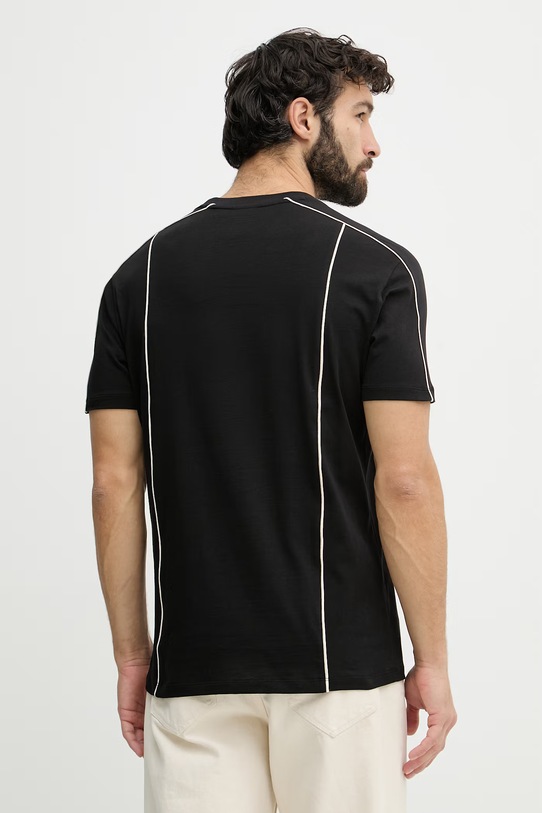 Oblačila Armani Exchange kratka majica moška bombažna XM002492.AF10356 črna