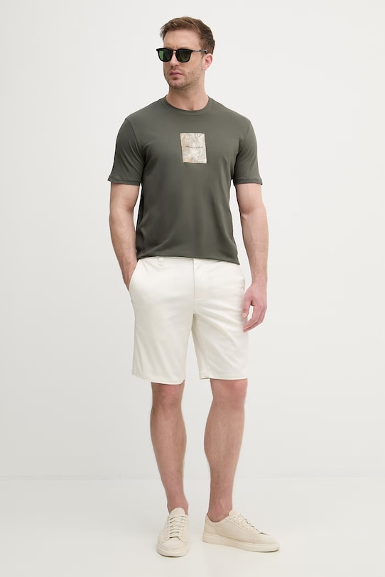 Armani Exchange tričko pánske bavlnené XM002501.AF10356 zelená SS26