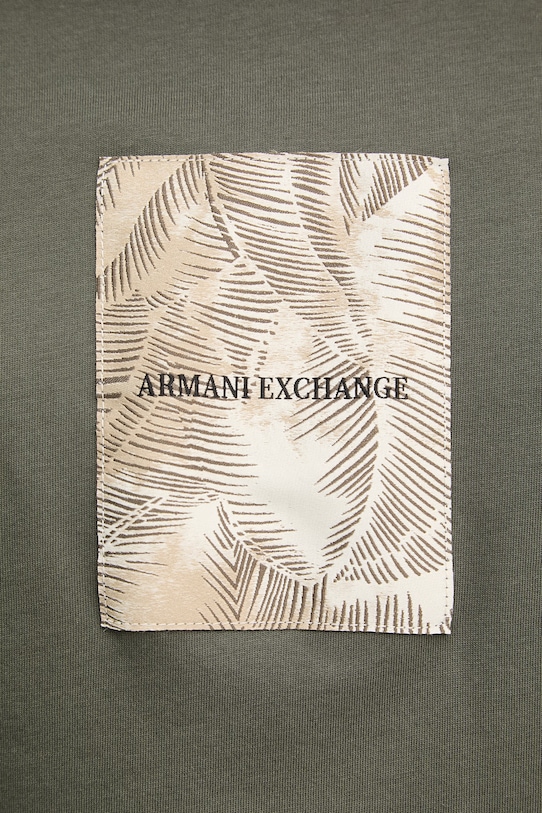 Armani Exchange tričko pánske bavlnené XM002501.AF10356 zelená