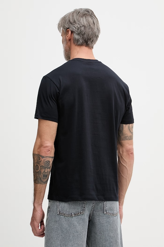 Odzież Armani Exchange t-shirt męski bawełniany XM002504.AF10358 granatowy