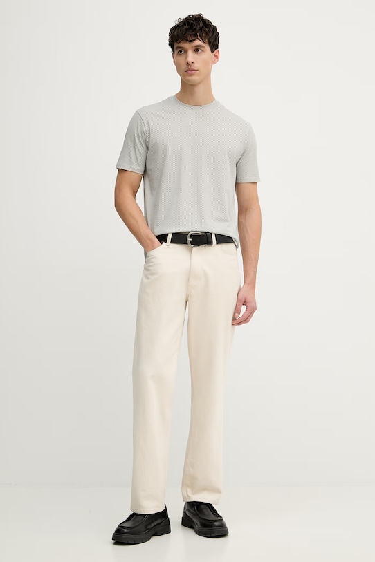 Armani Exchange t-shirt męski bawełniany XM002511.AF10356 zielony SS26