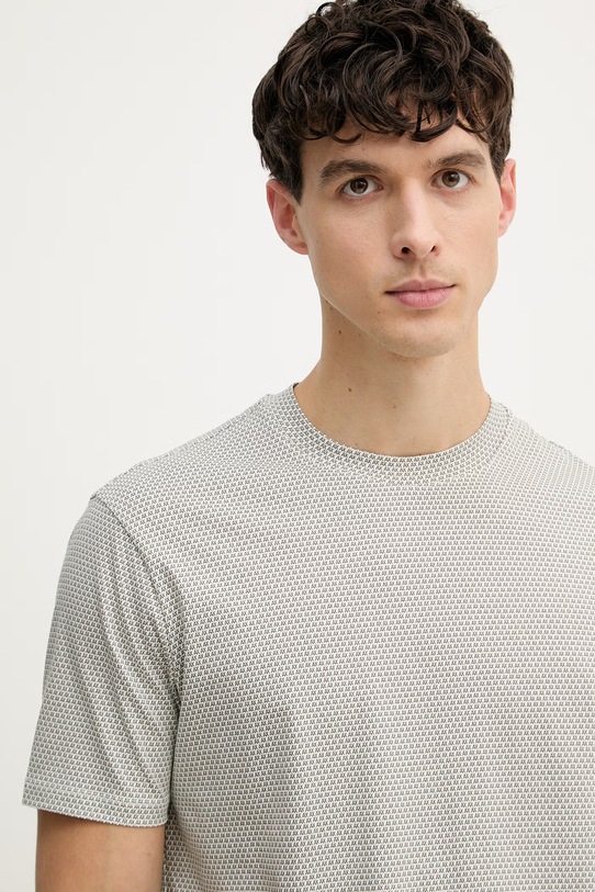 Armani Exchange t-shirt męski bawełniany zielony XM002511.AF10356