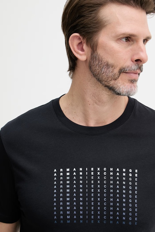 Armani Exchange t-shirt męski bawełniany granatowy XM002519.AF10334
