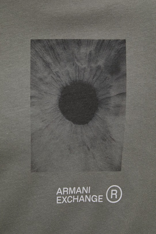 Armani Exchange t-shirt męski bawełniany XM002524.AF10334 zielony