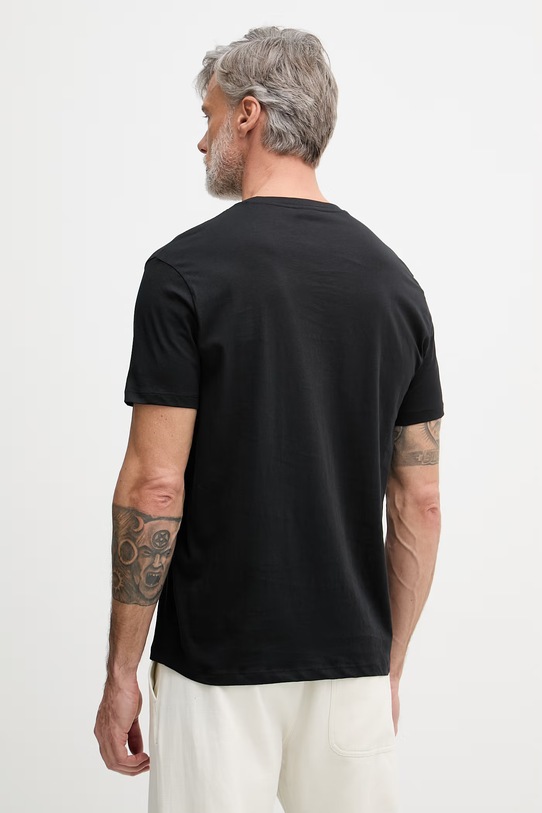 Odzież Armani Exchange t-shirt damski bawełniany XM002525.AF10334 czarny