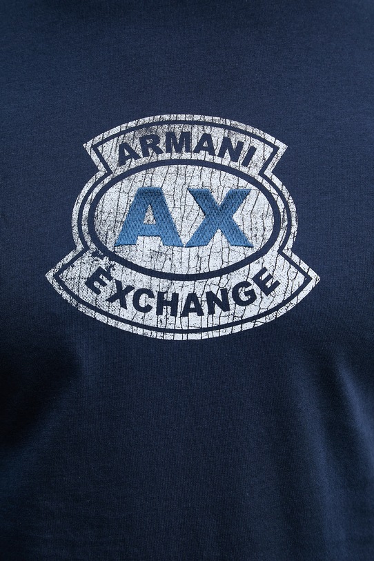 Armani Exchange t-shirt da uomo in cotone XM002776.AF10356 blu navy