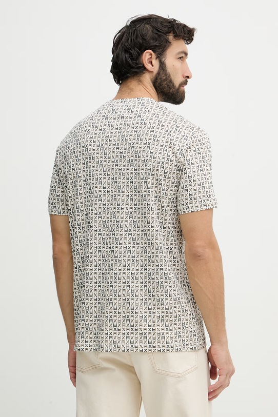 Odzież Armani Exchange t-shirt męski bawełniany XM002778.AF10356 beżowy