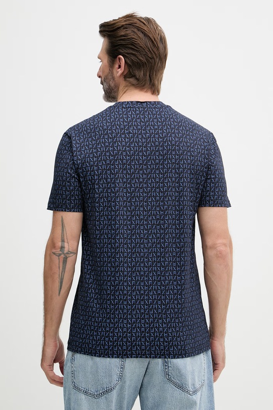 Odzież Armani Exchange t-shirt męski bawełniany XM002778.AF10356 granatowy