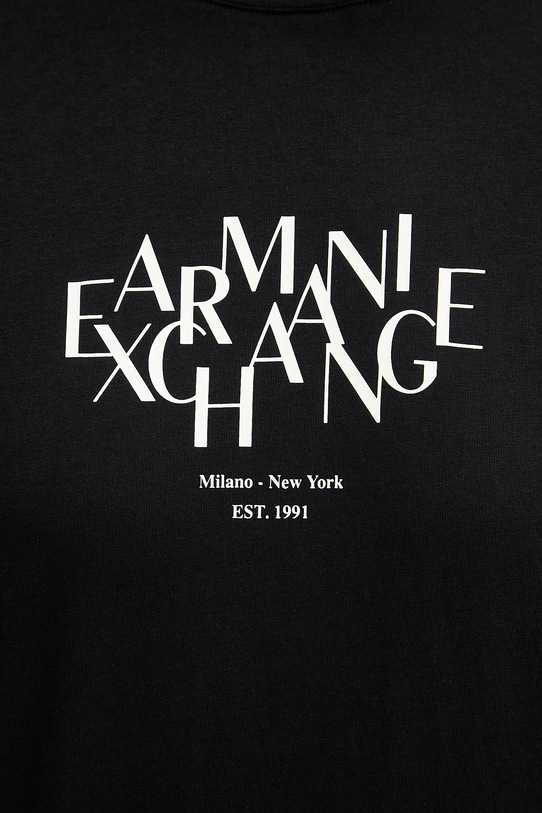 Armani Exchange t-shirt męski bawełniany XM002782.AF10356 czarny
