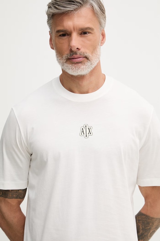 Armani Exchange tričko pánske bavlnené biela XM002787.AF10358