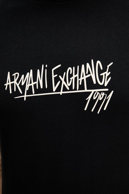 Armani Exchange футболка чоловіча бавовняна XM002789.AF10356 чорний
