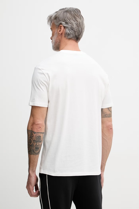 Odzież Armani Exchange t-shirt męski bawełniany XM002230.AF12308 beżowy