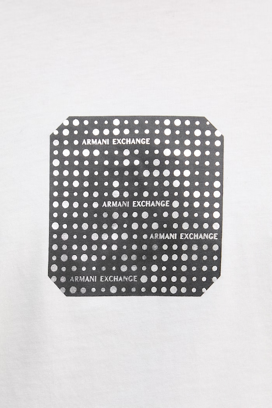 Armani Exchange t-shirt męski bawełniany XM002230.AF12308 beżowy