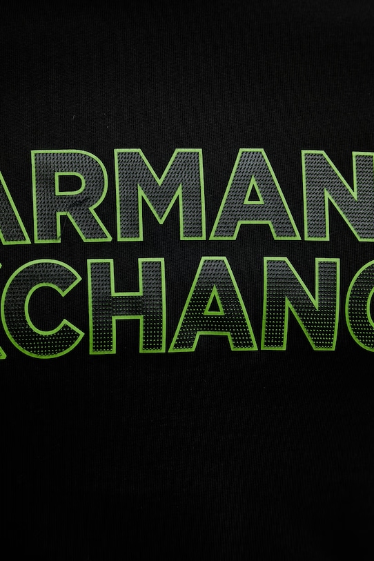 Armani Exchange t-shirt bawełniany czarny XM002413.AF10361