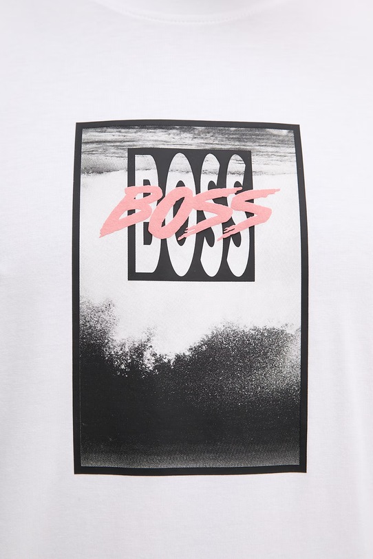 BOSS Orange T-shirt da uomo in cotone 50561846 bianco