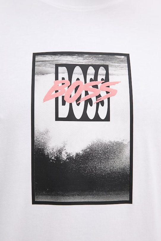 BOSS Orange T-shirt da uomo in cotone 50561846 bianco