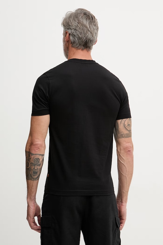 Odzież BOSS Orange T-shirt męski bawełniany 50561846 czarny