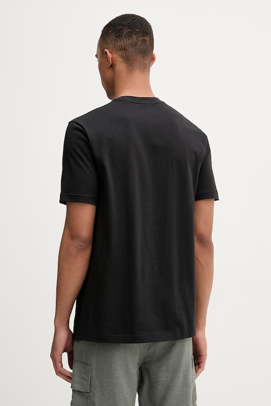 Oblečenie BOSS Orange pánska bavlnená 50561850 čierna