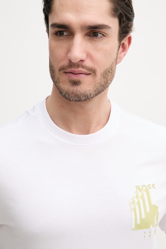 BOSS Orange t-shirt bawełniany biały 50561853