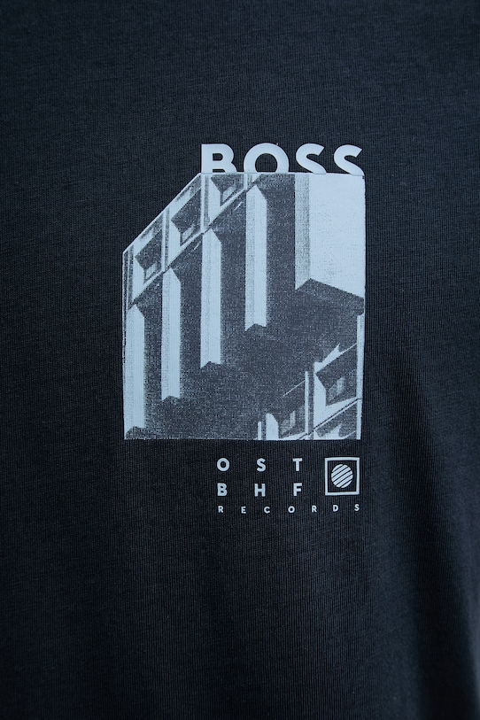 BOSS Orange t-shirt bawełniany 50561853 granatowy