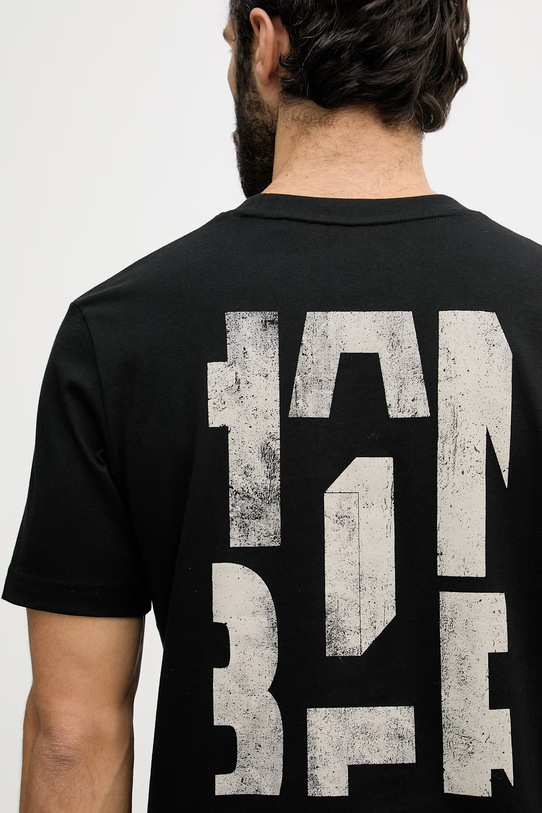 BOSS Orange t-shirt Γυναικείο βαμβακερό μαύρο 50561854