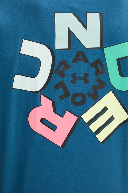 Under Armour t-shirt męski z bawełną Radial 6009264 granatowy