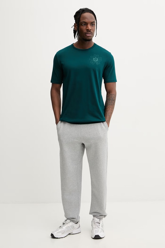 Under Armour t-shirt męski z bawełną Radial 6009264 zielony SS26