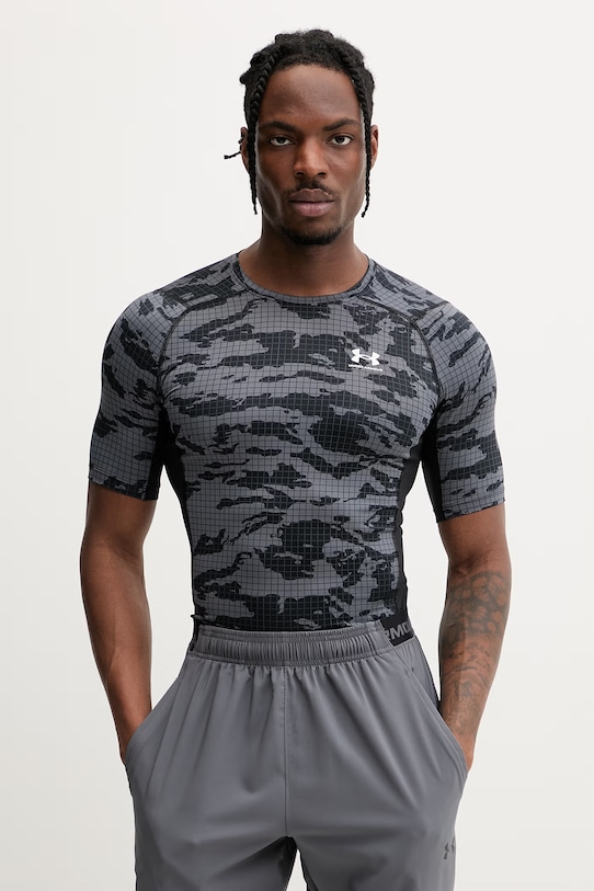 Under Armour t-shirt treningowy męski HG czarny 6009657