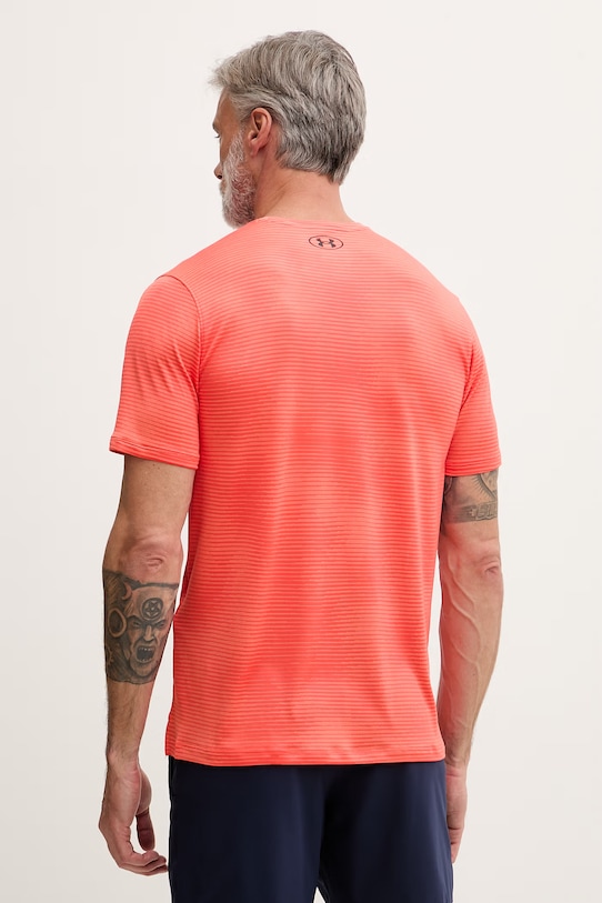 Odzież Under Armour T-shirt treningowy męski Tech Vent 6009732 pomarańczowy